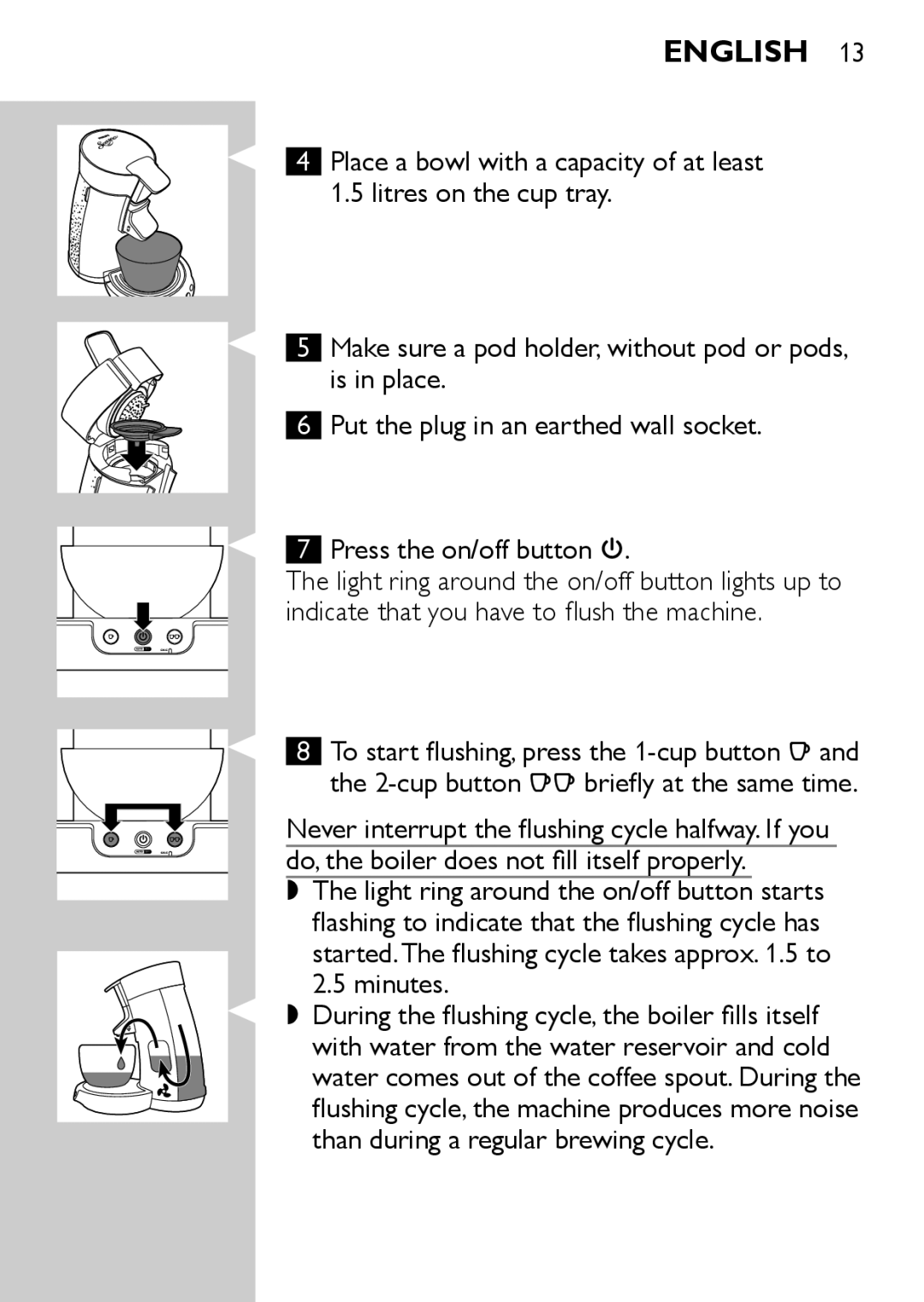 Philips HD7827, HD7825 user manual English 