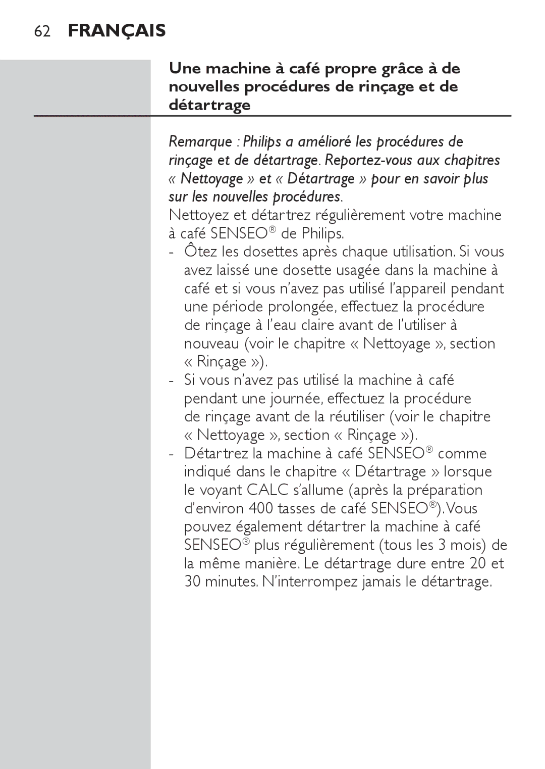 Philips HD7825, HD7827 user manual Français 