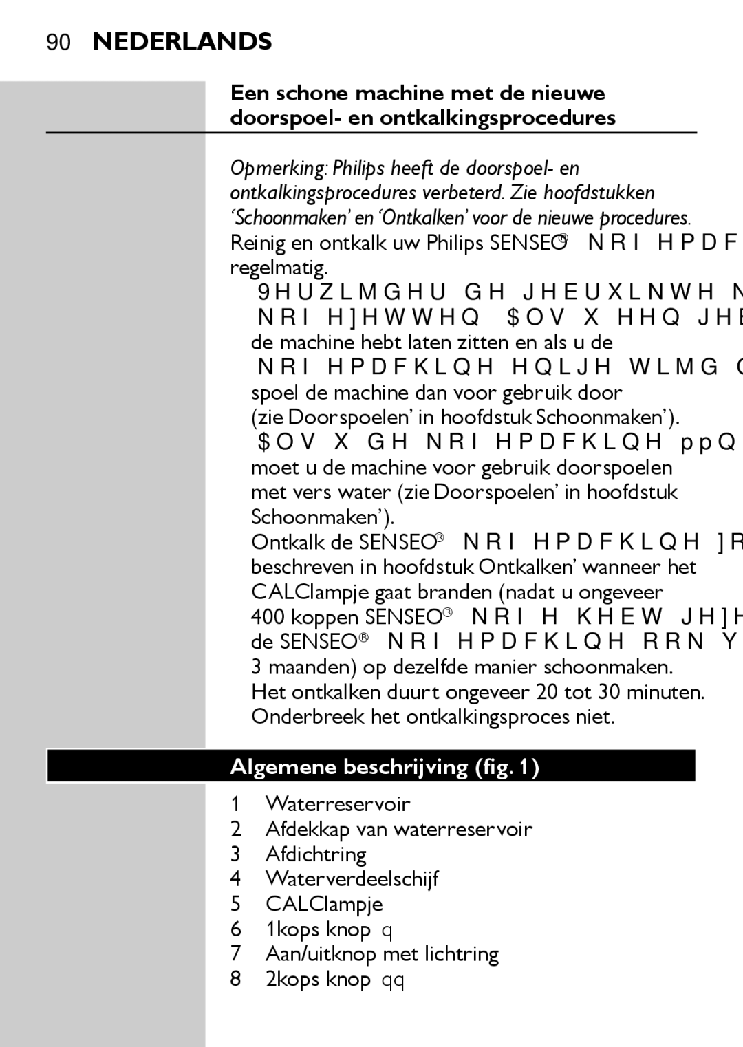 Philips HD7825, HD7827 user manual Algemene beschrijving 