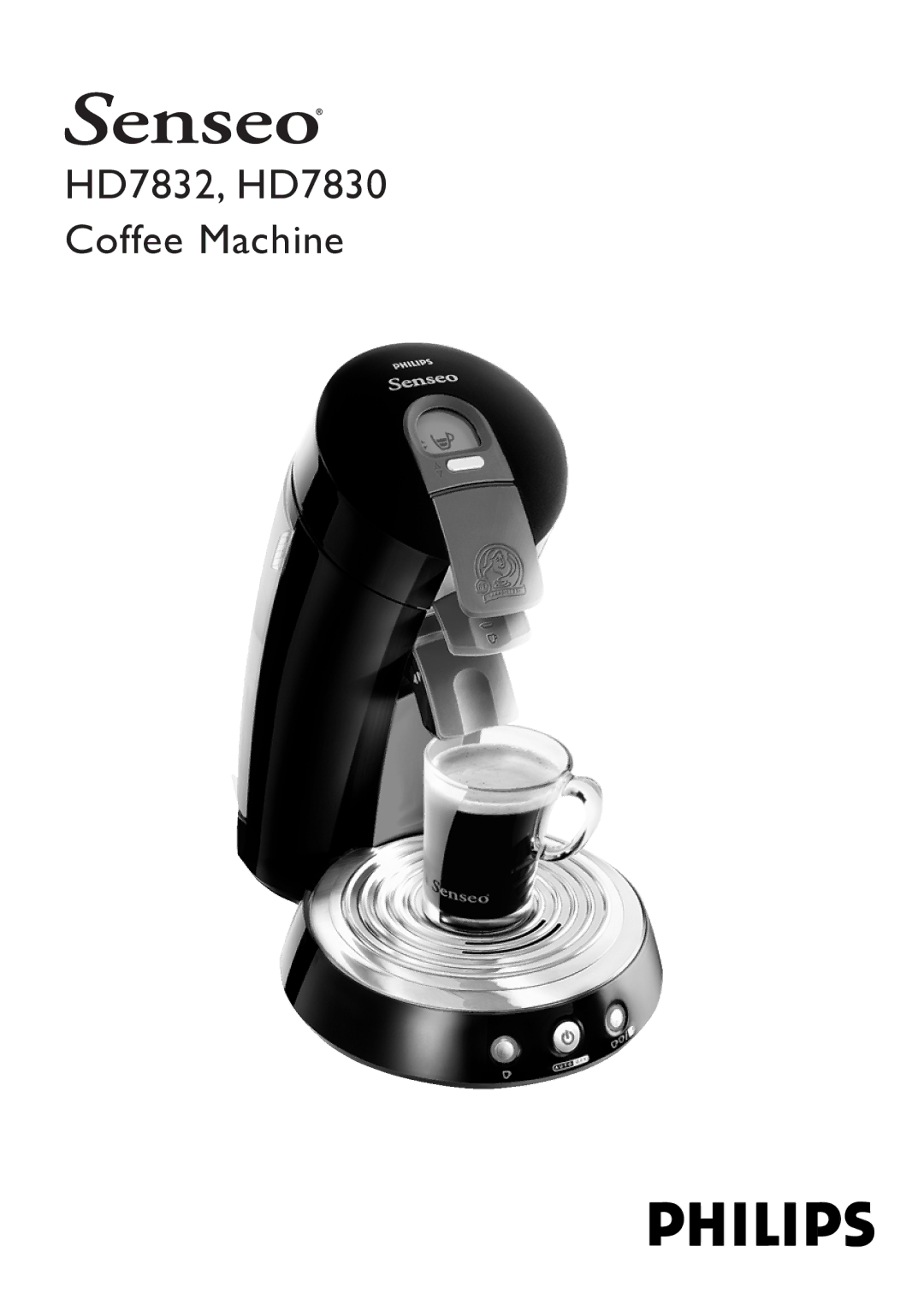 Philips manual HD7832, HD7830 Coffee Machine 