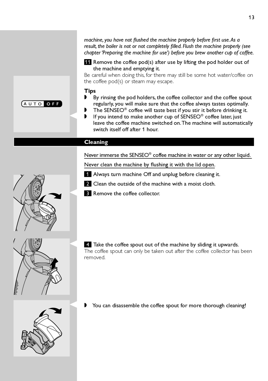 Philips HD7832 manual Tips, Cleaning 