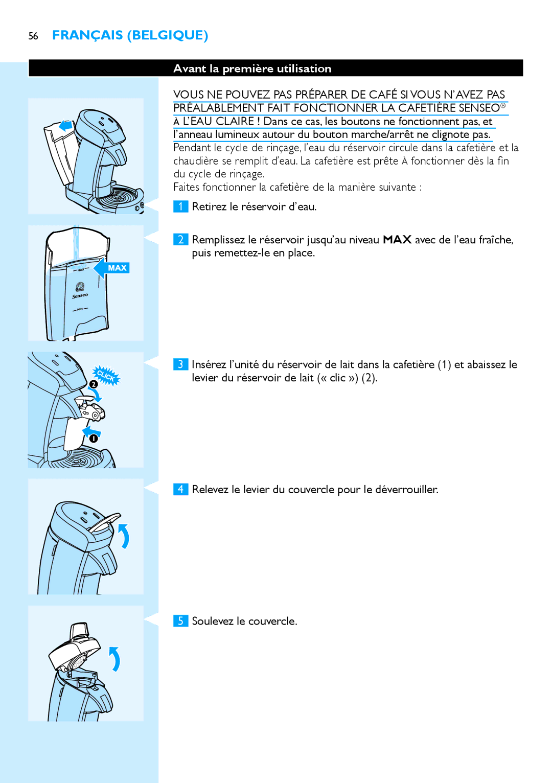 Philips HD7850 manual Avant la première utilisation 