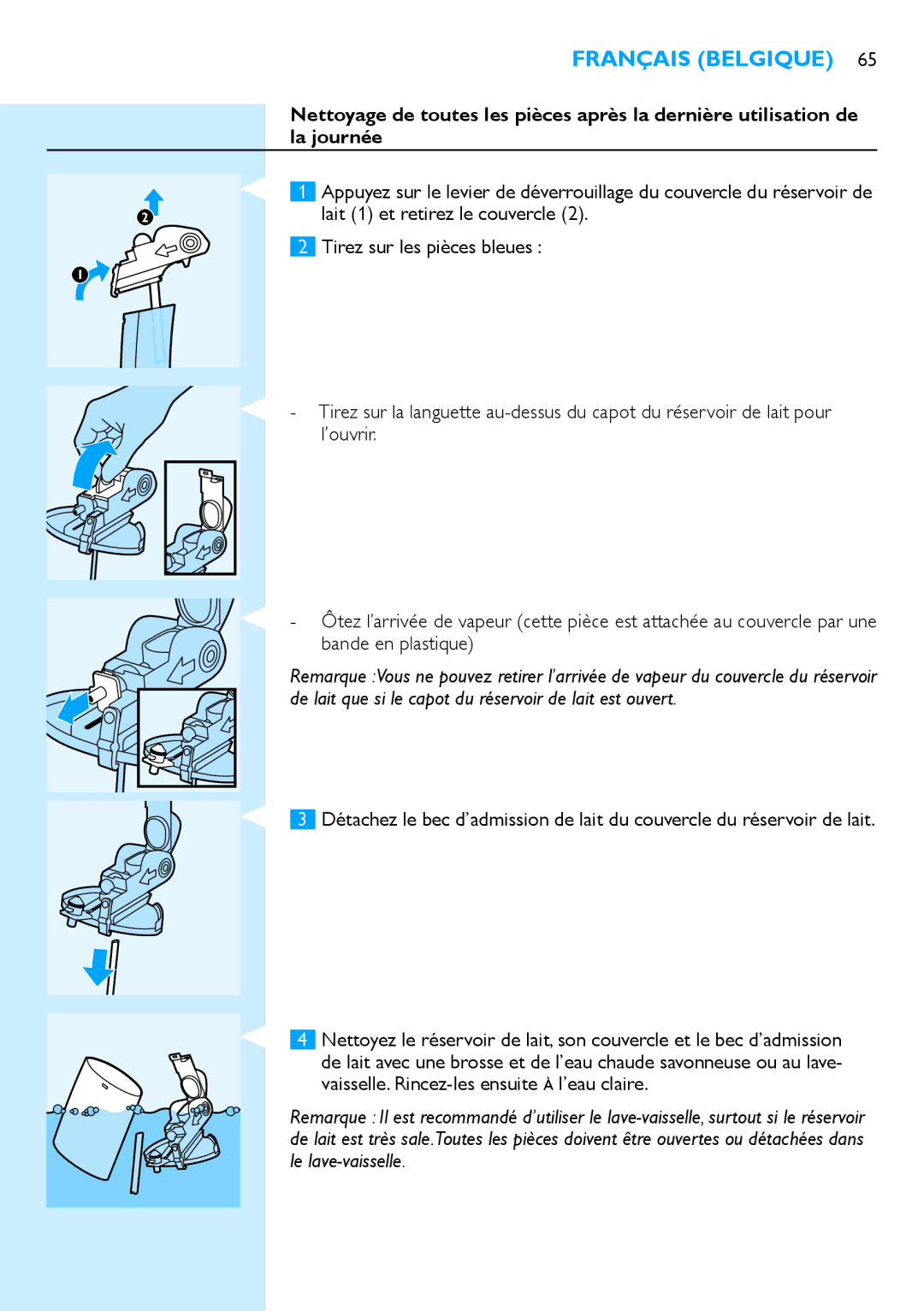 Philips HD7850 manual Français Belgique 