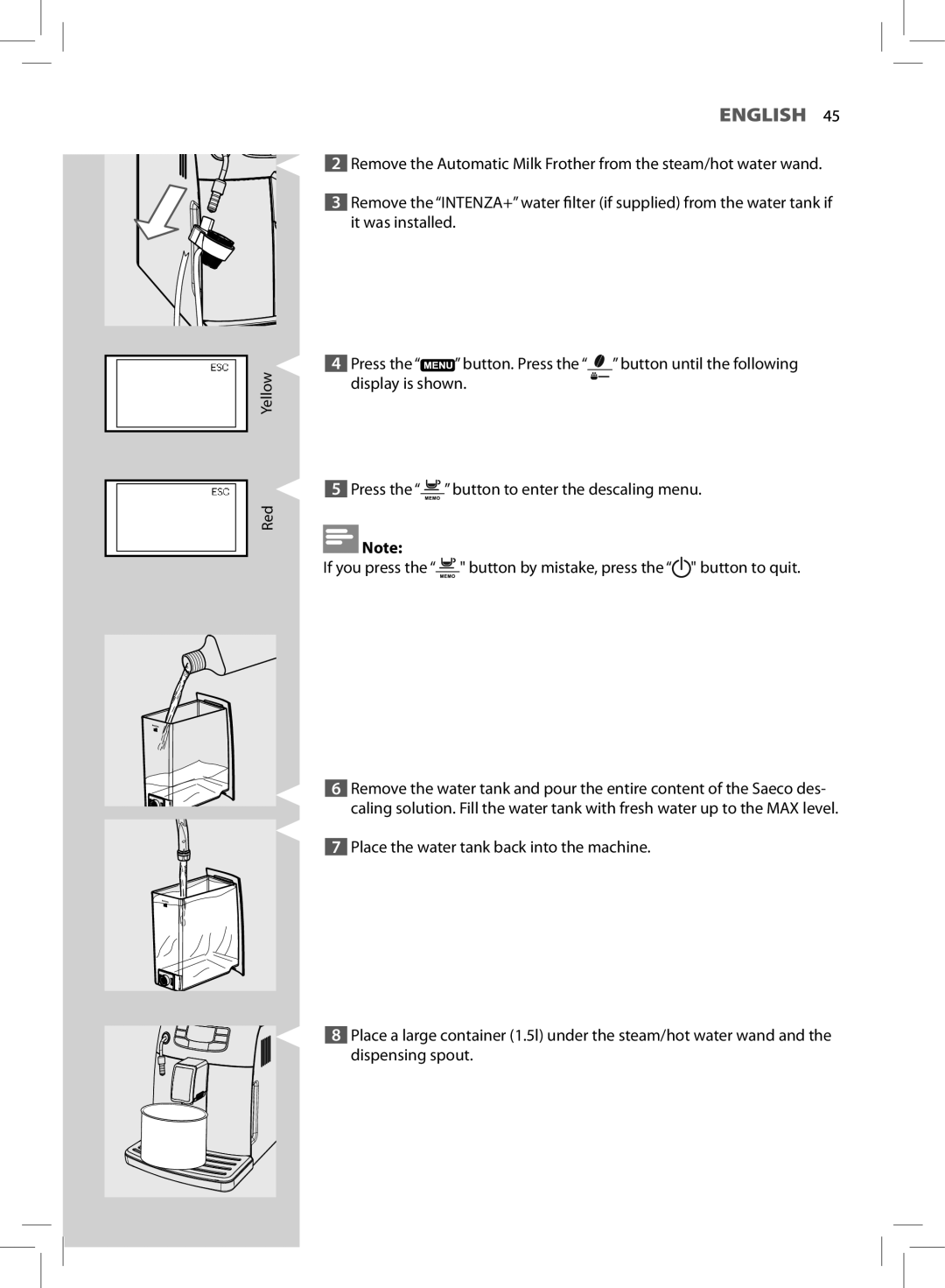 Philips HD8881, HD8752 user manual Red 