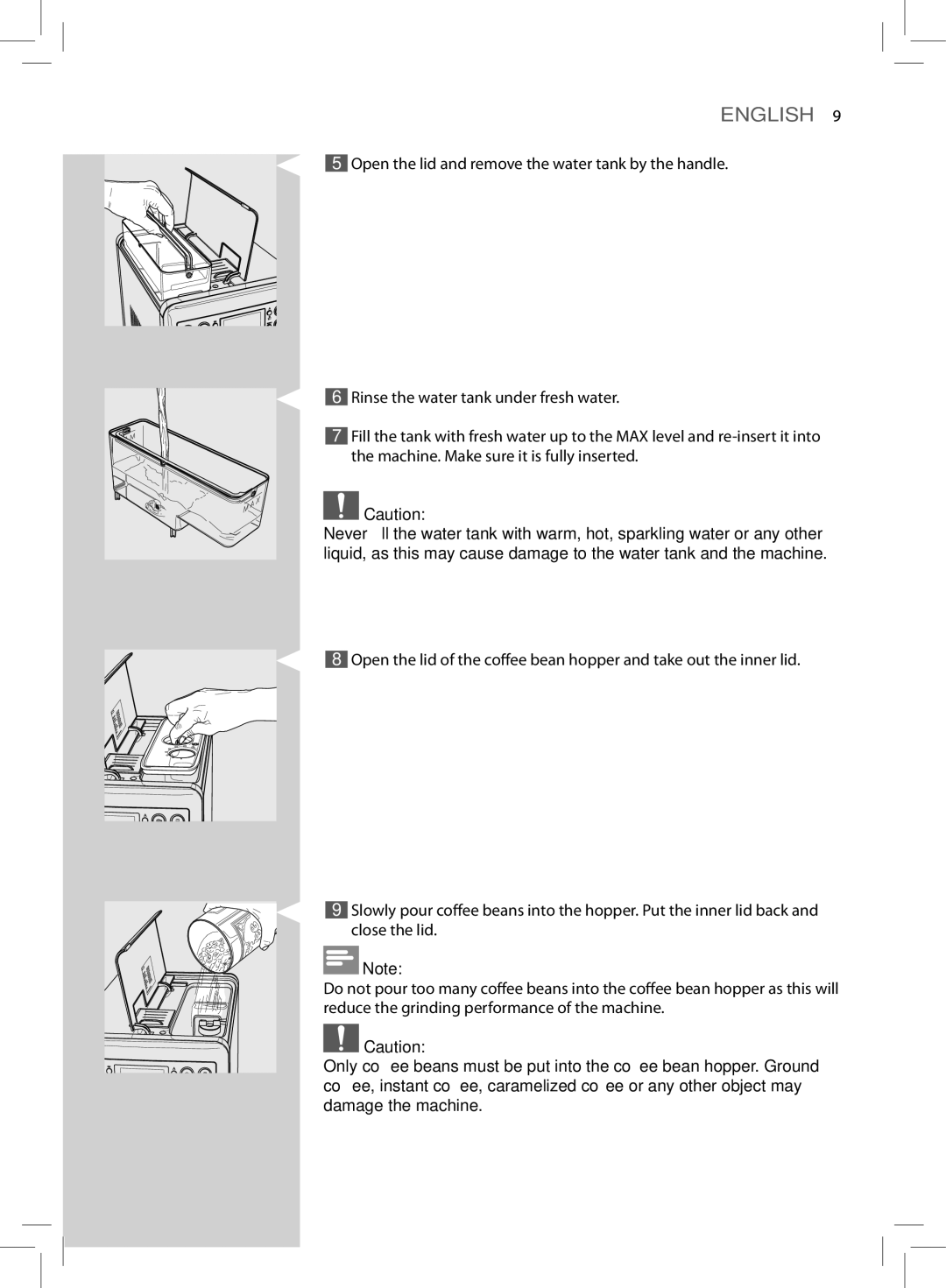 Philips HD8855, HD8857 user manual English 