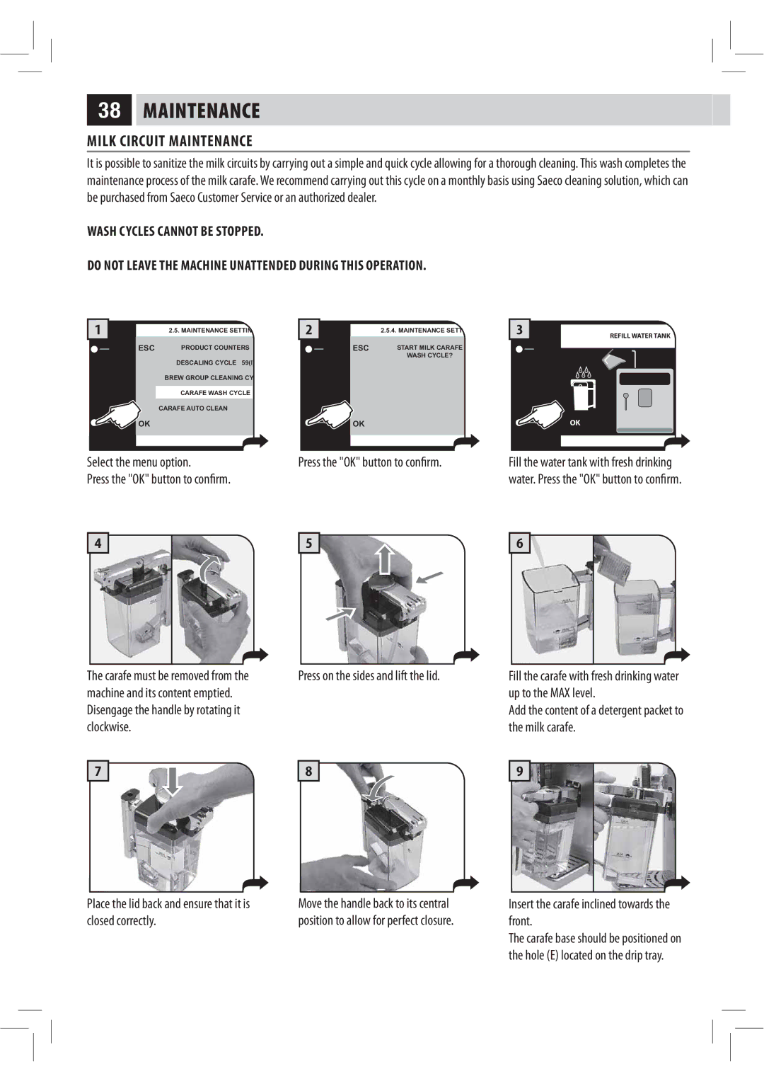 Philips HD8944, HD8943, Saxelsis manual Dmpdlxjtf, Press on the sides and lift the lid, Closed correctly 