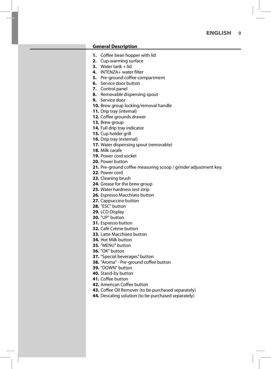 Philips HD8964 user manual General Description 