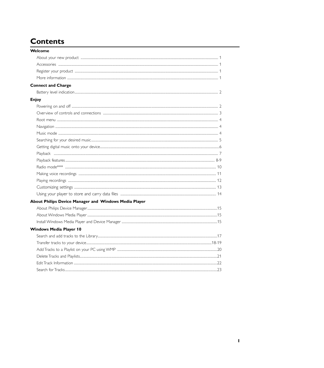 Philips HDD085 user manual Contents 