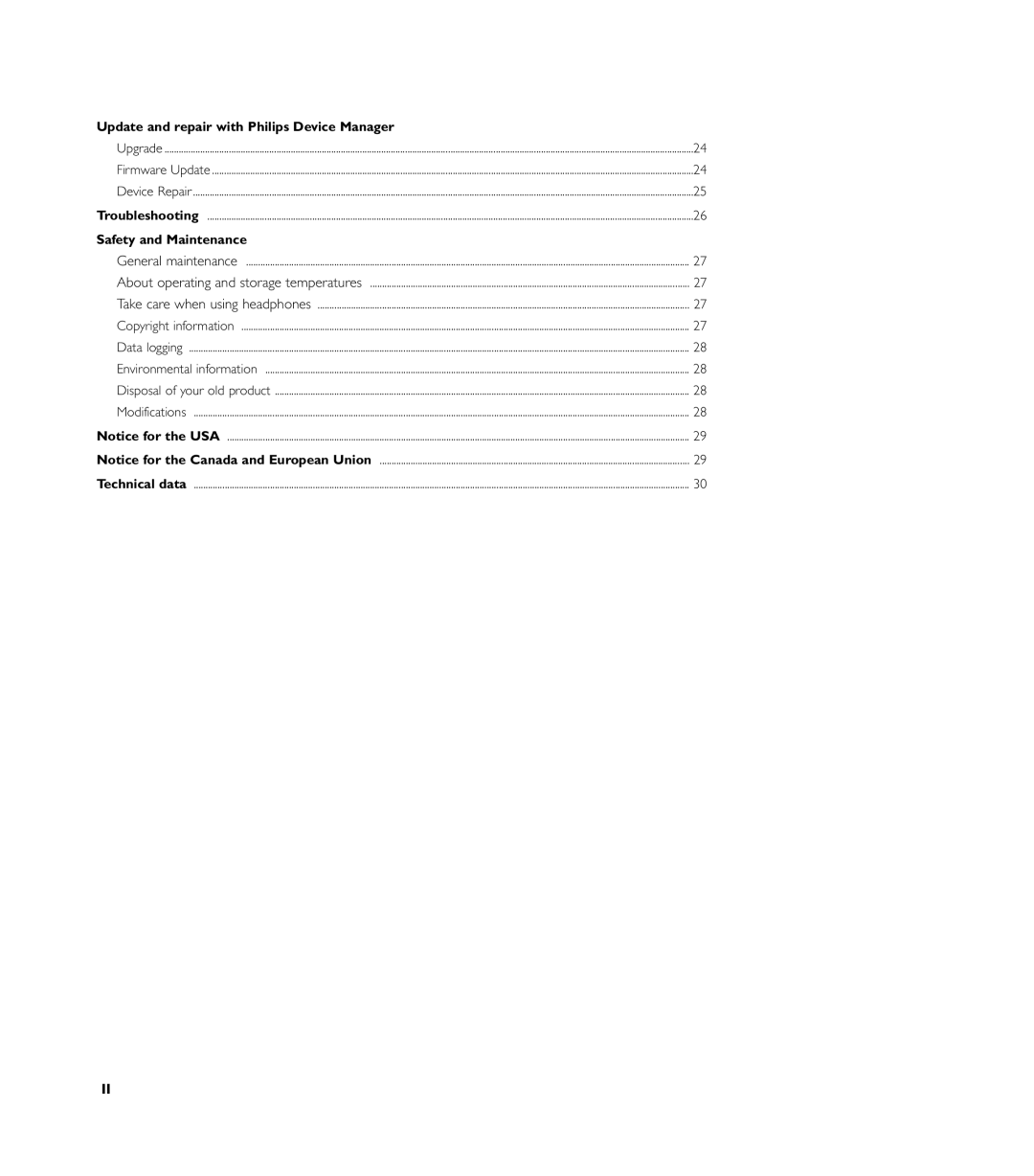 Philips HDD085 user manual Update and repair with Philips Device Manager 