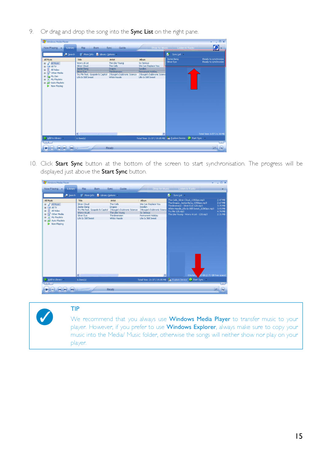 Philips HDD6320 user manual Tip 