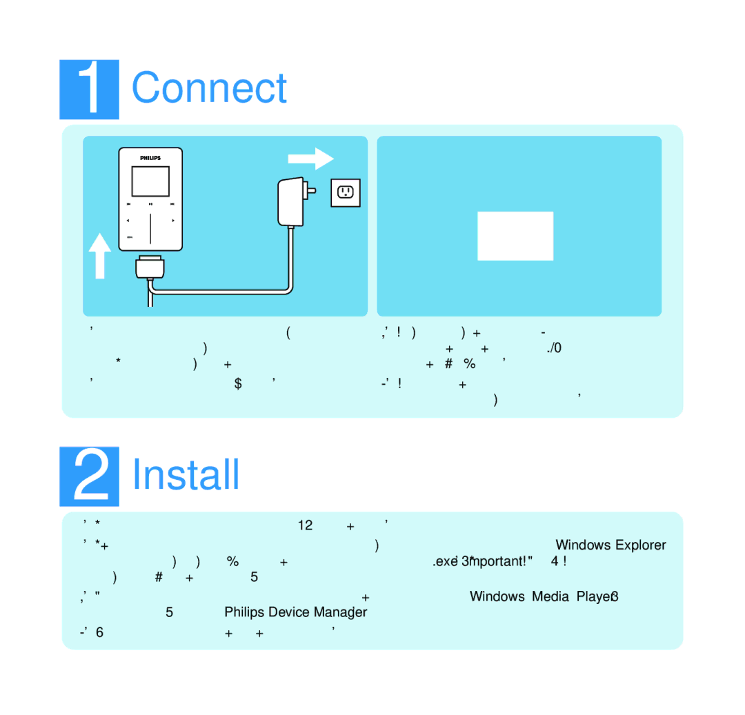 Philips HDD6330 quick start Connect Install 