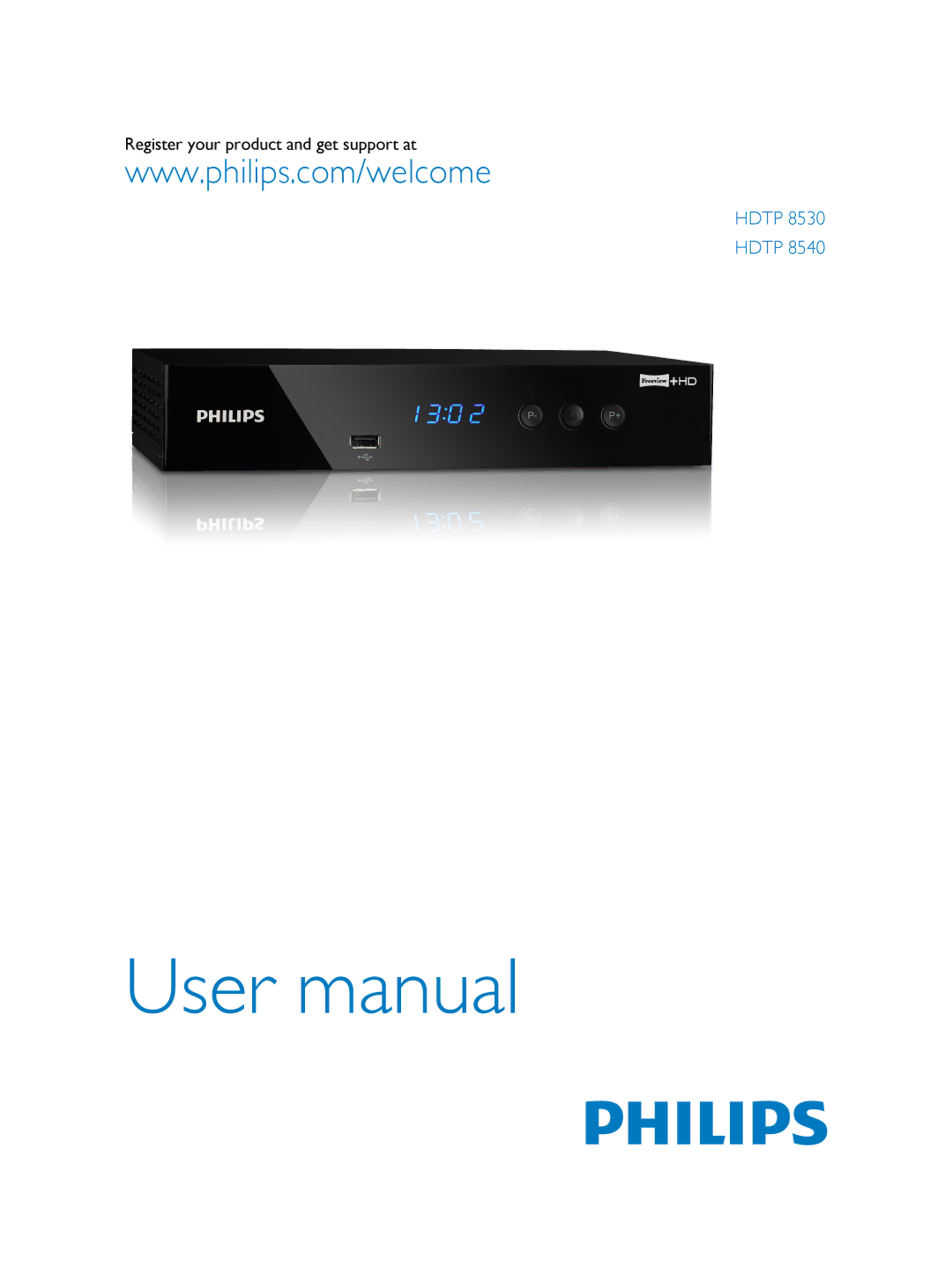 Philips HDTP 8530, HDTP 8540 user manual Hdtp 