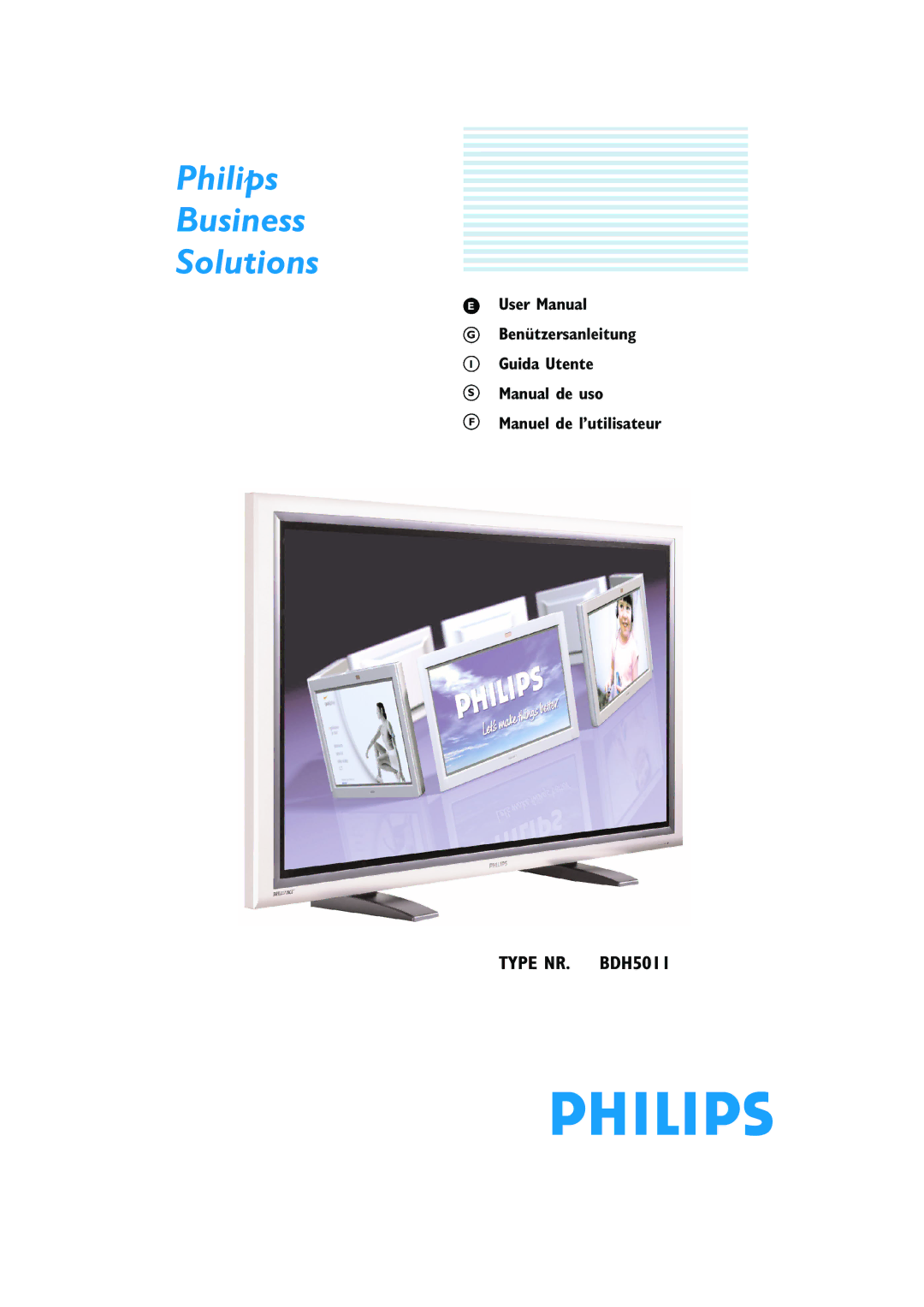 Philips HDTV user manual Philips Business Solutions 