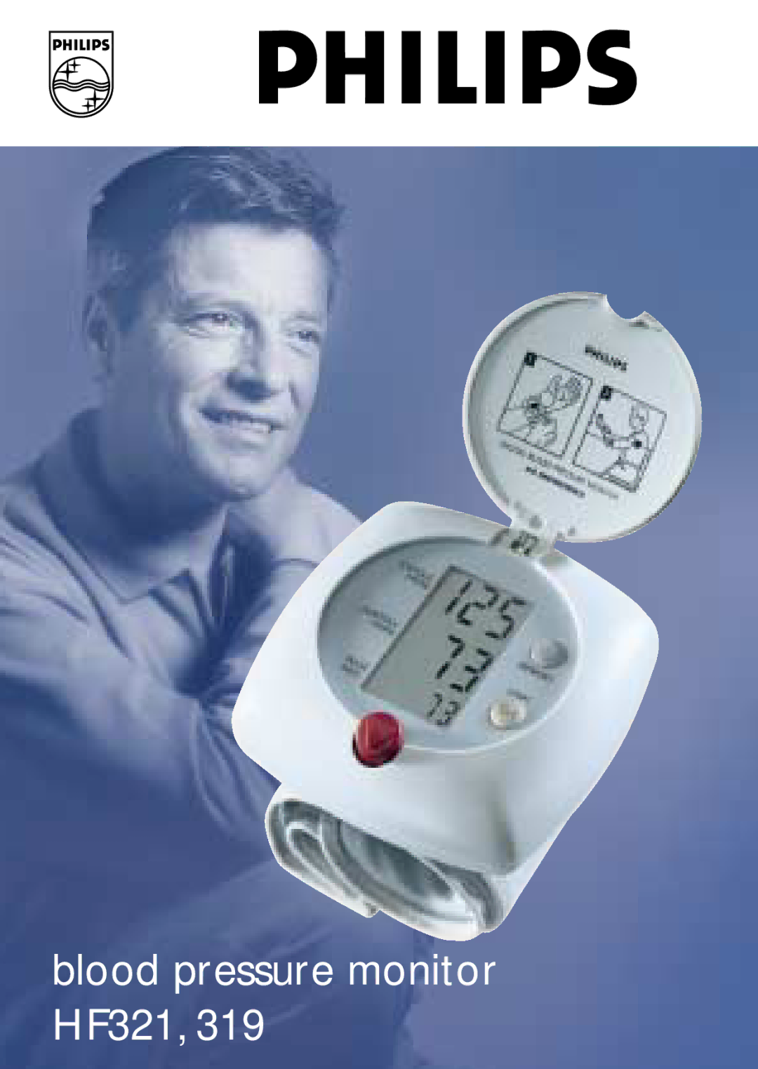 Philips HF319 manual Blood pressure monitor HF321 