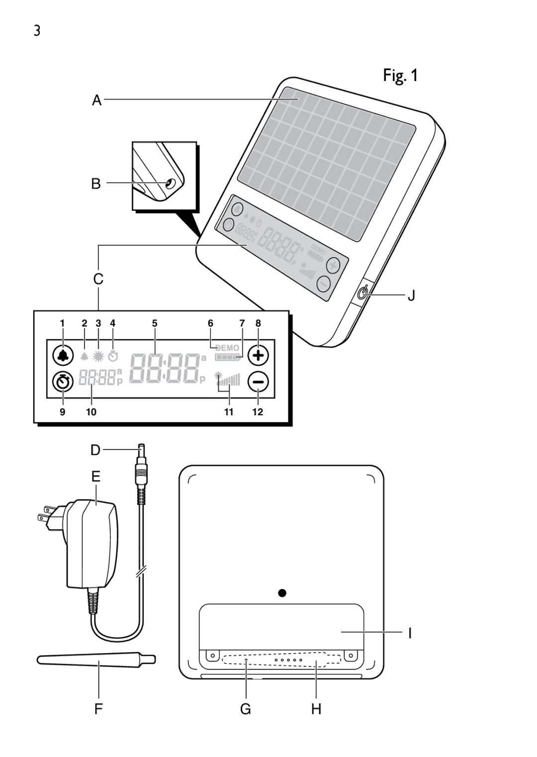 Philips HF3332, HF3331 manual Fg H 