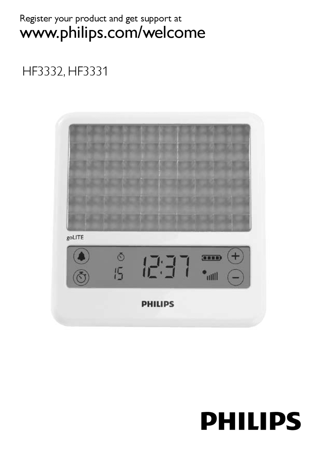 Philips HF3332/60 manual HF3332, HF3331 