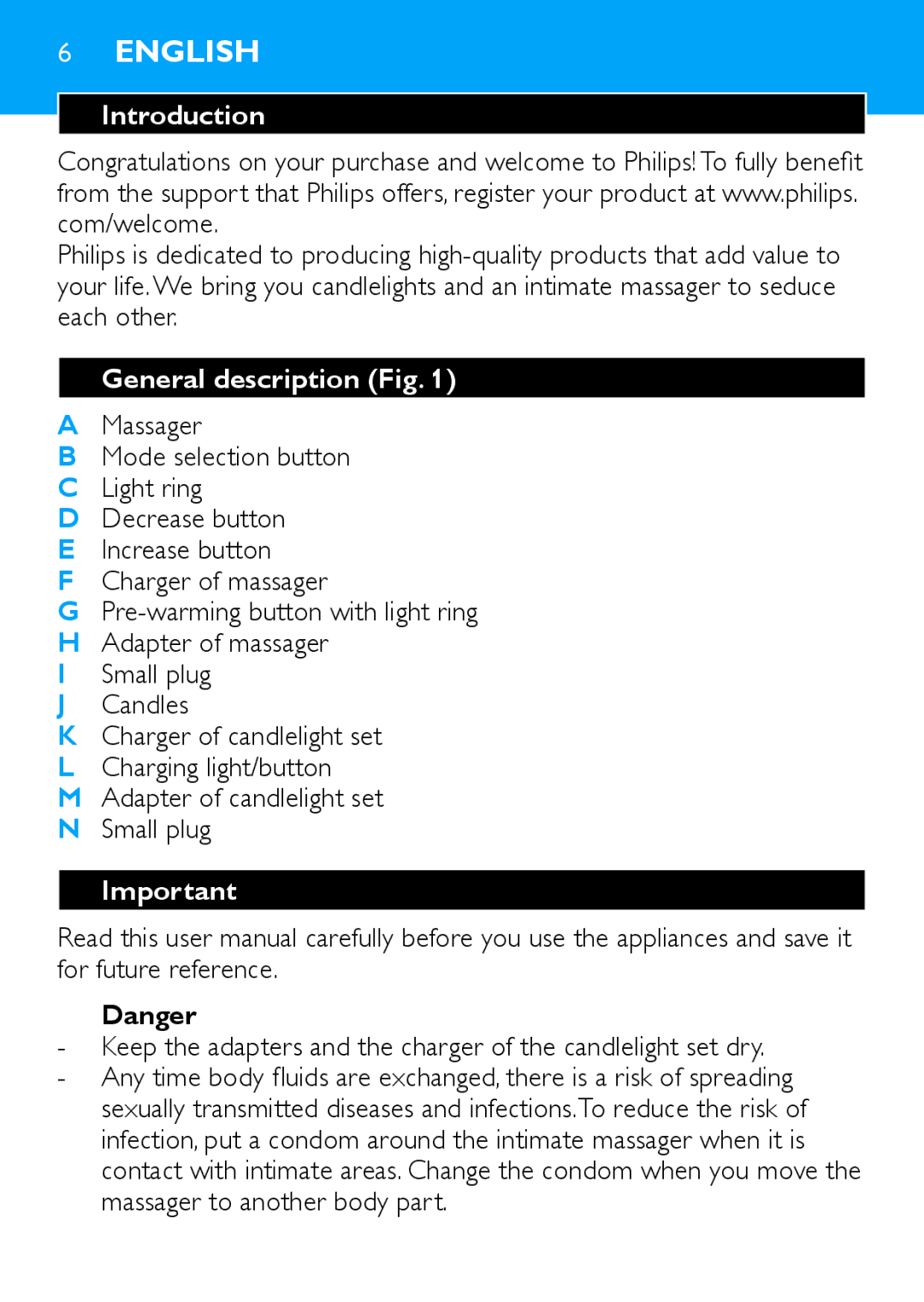 Philips HF8430 manual Introduction, General description Fig 