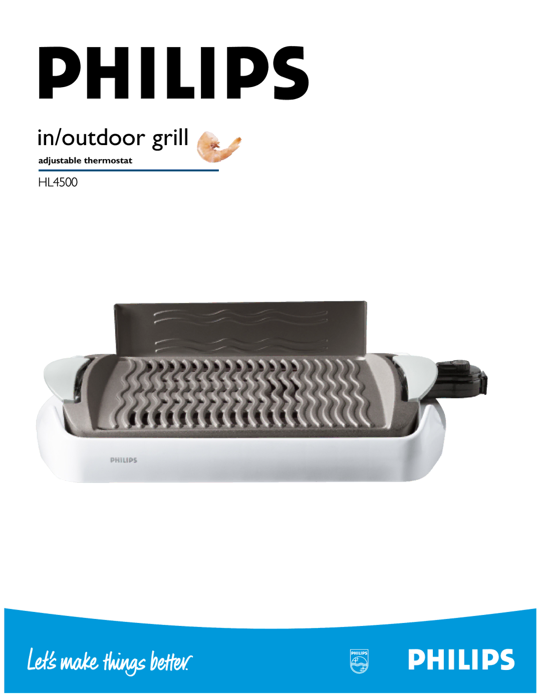 Philips HR2752, hl5231, HR1457 manual In/outdoor grill 