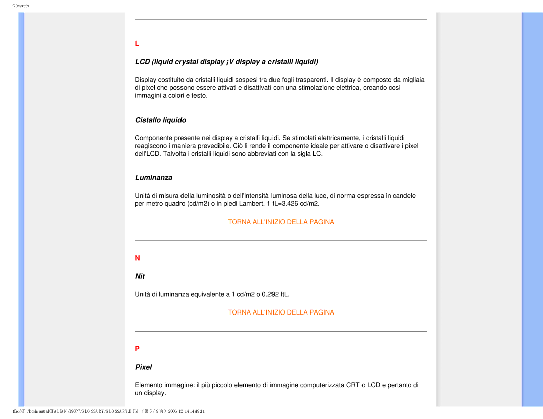 Philips HNP7190T user manual Nit 