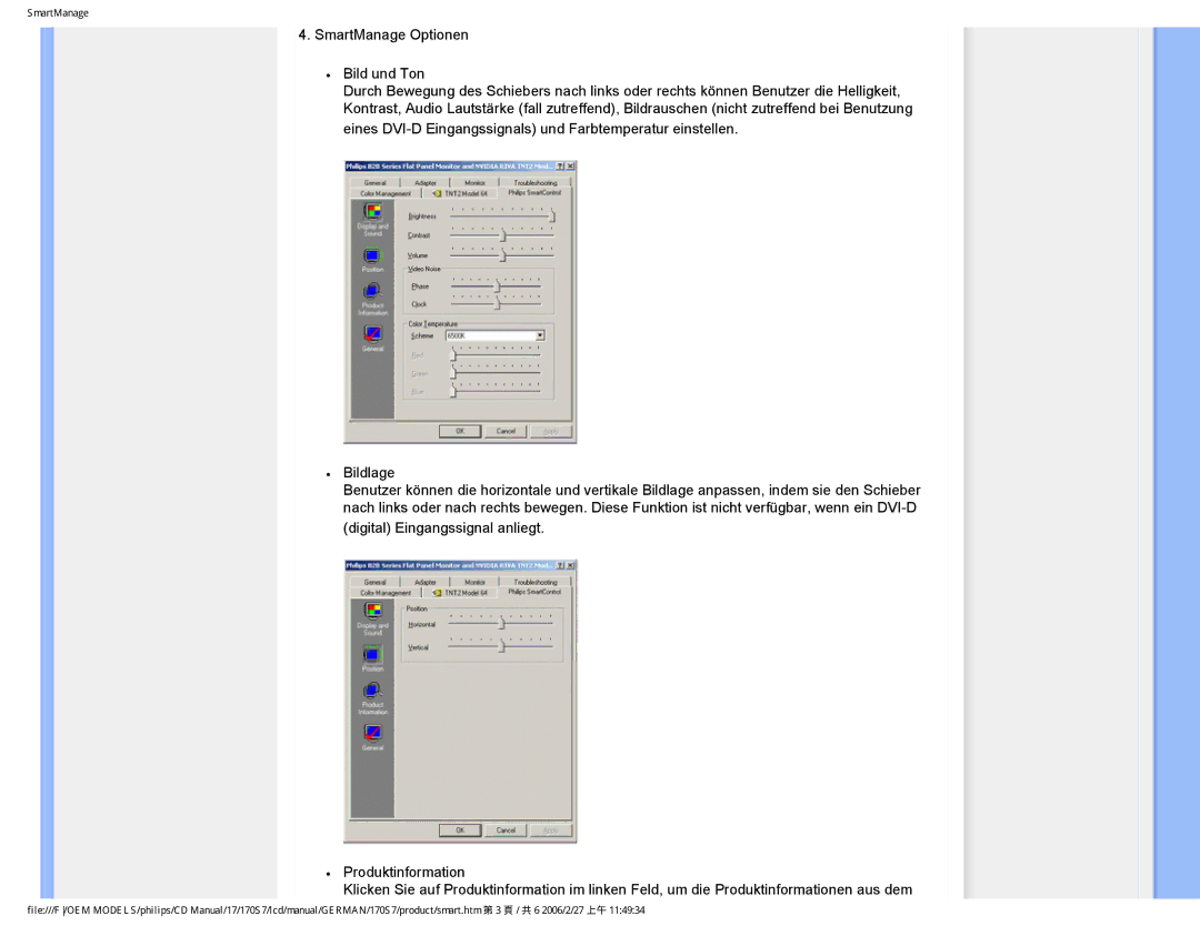 Philips HNS7170T user manual SmartManage 