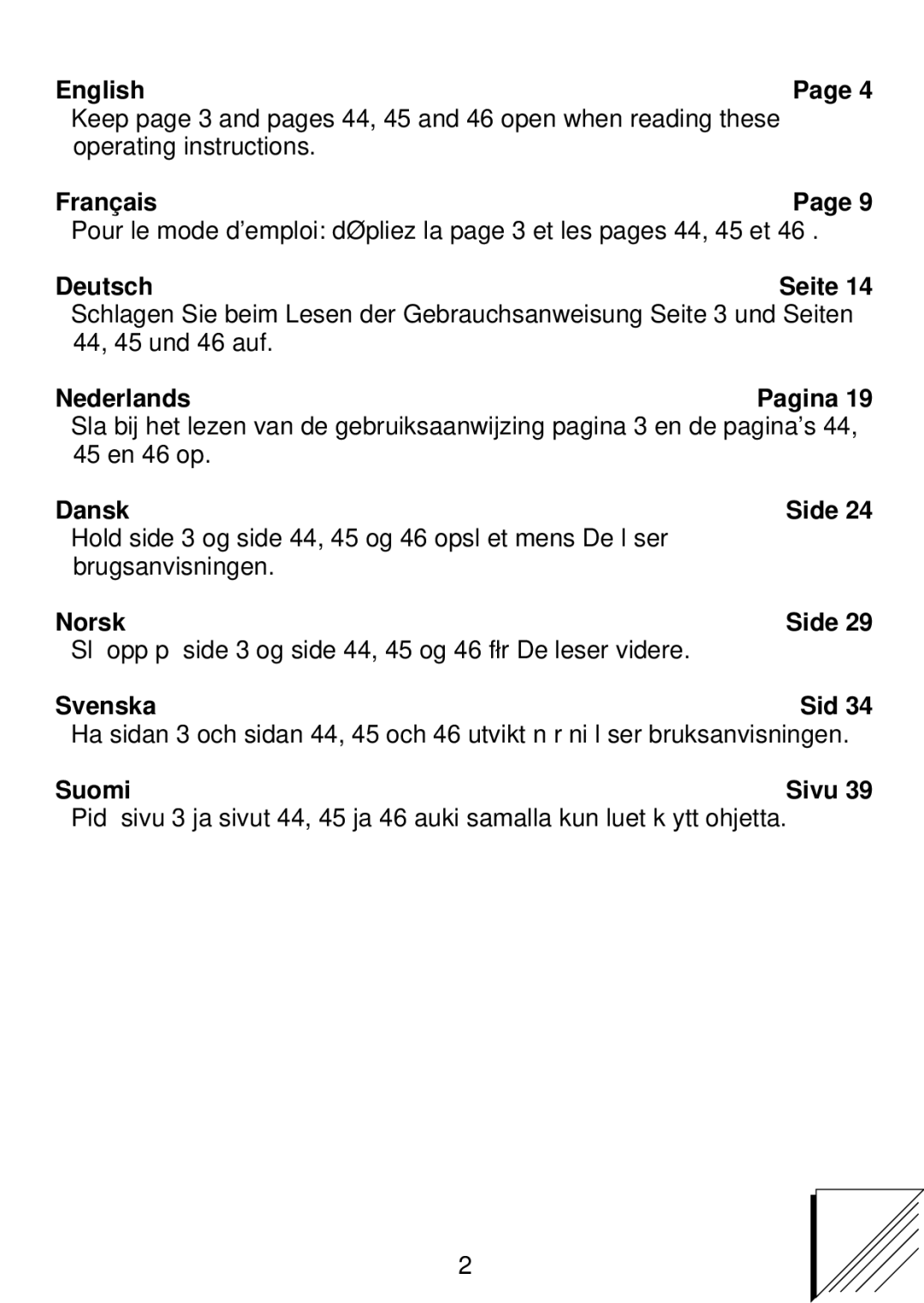 Philips HP 405/355 manual English, Français, Deutsch, Nederlands, Dansk, Norsk, SuomiSivu 