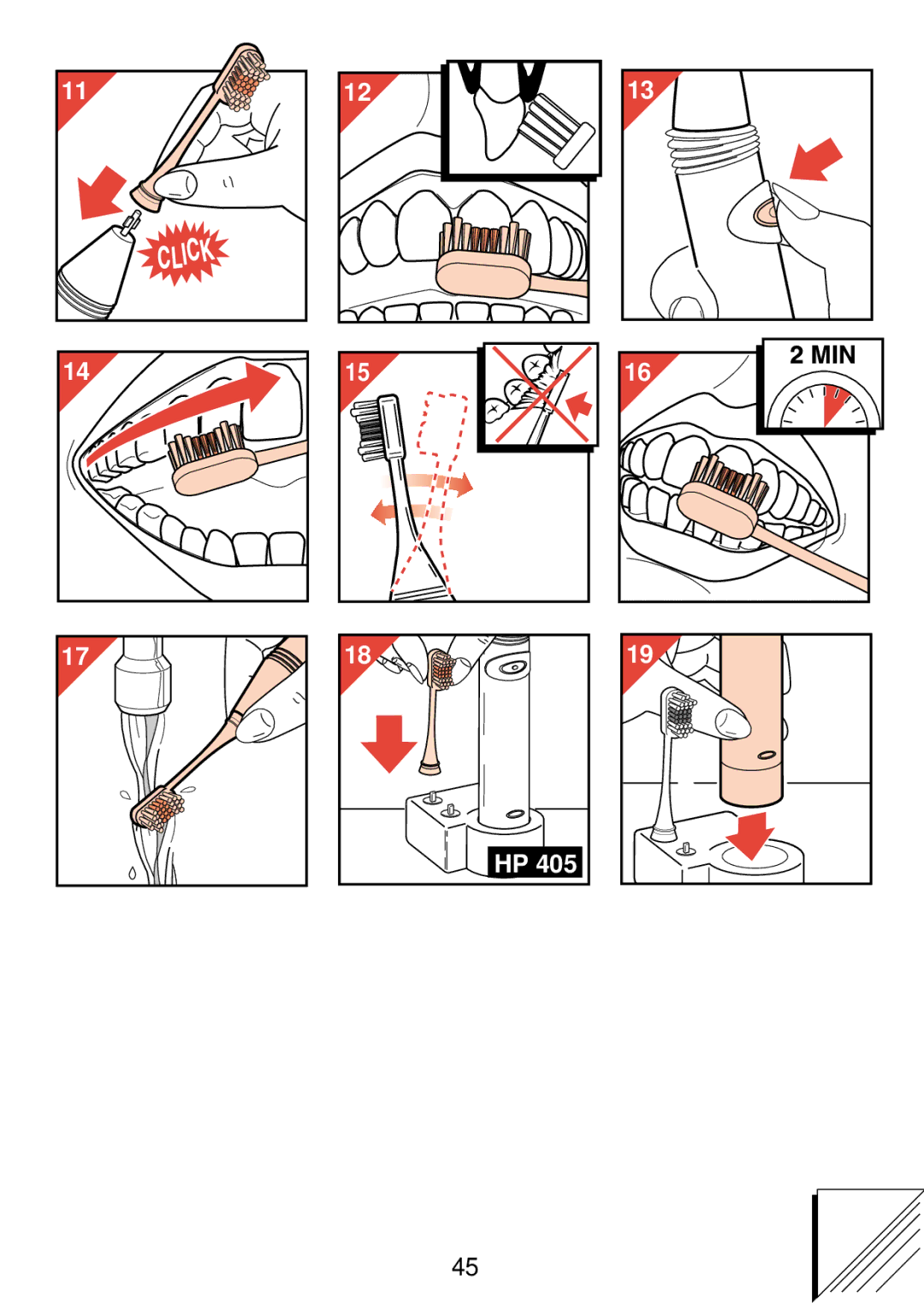 Philips HP 405/355 manual 