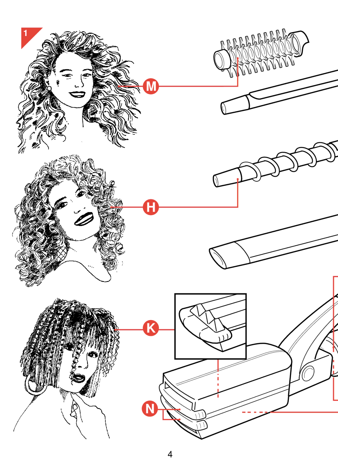 Philips HP 4490, HP 4494, HP 4496 manual 