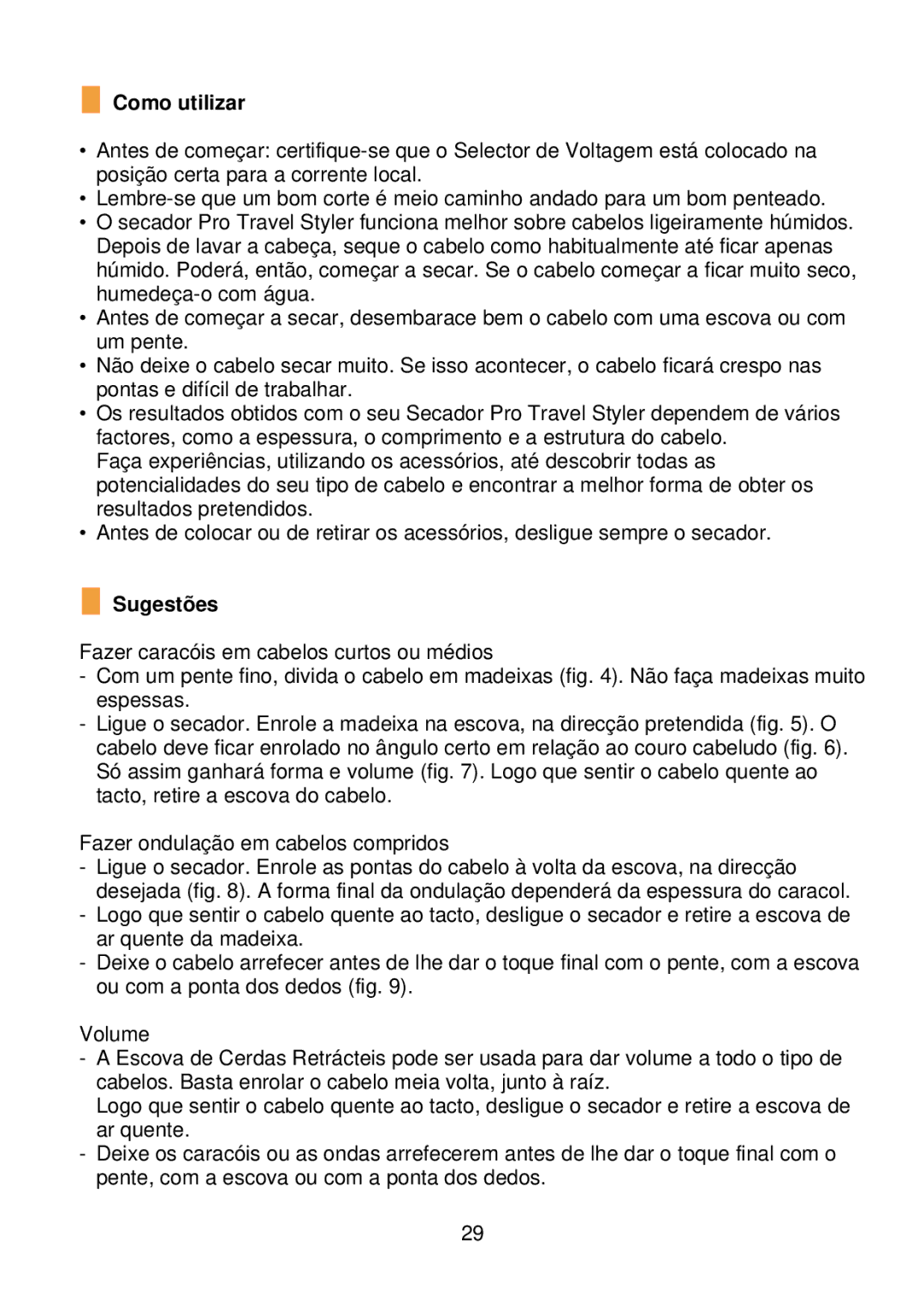 Philips HP 4621 manual Como utilizar, Sugestões 