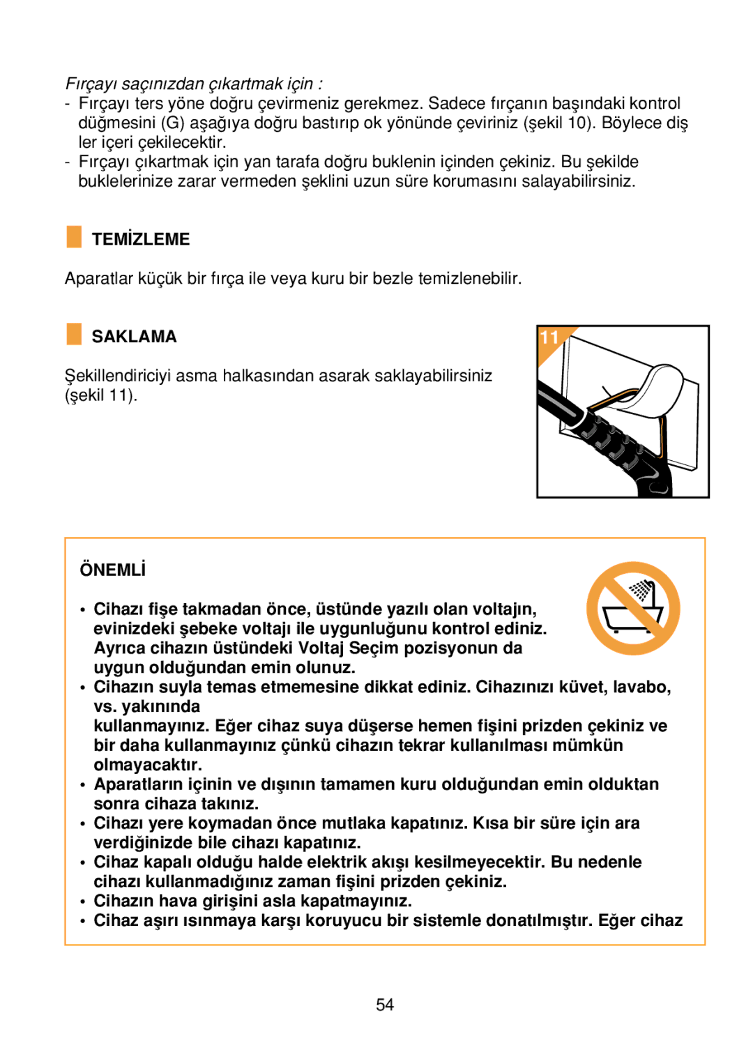 Philips HP 4621 manual Tem‹Zleme 