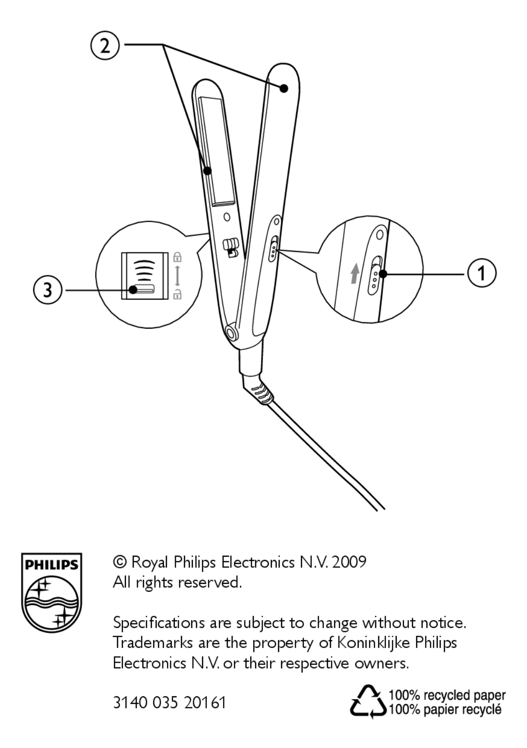 Philips HP4661 user manual 3140 035 