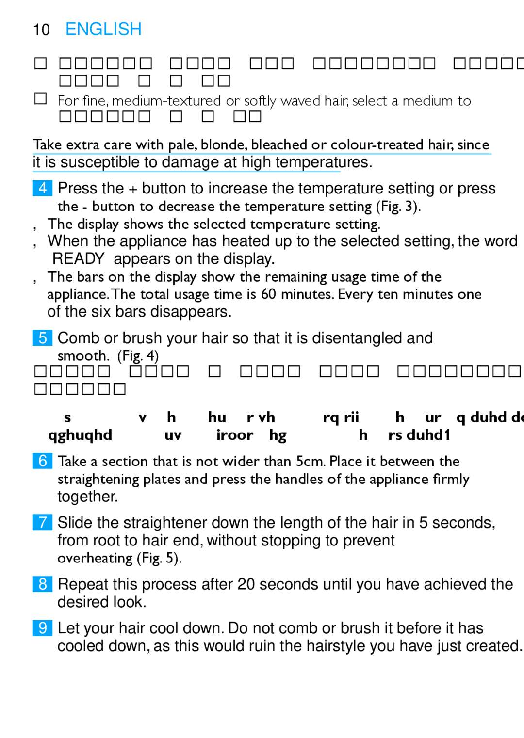 Philips HP4669 manual English 