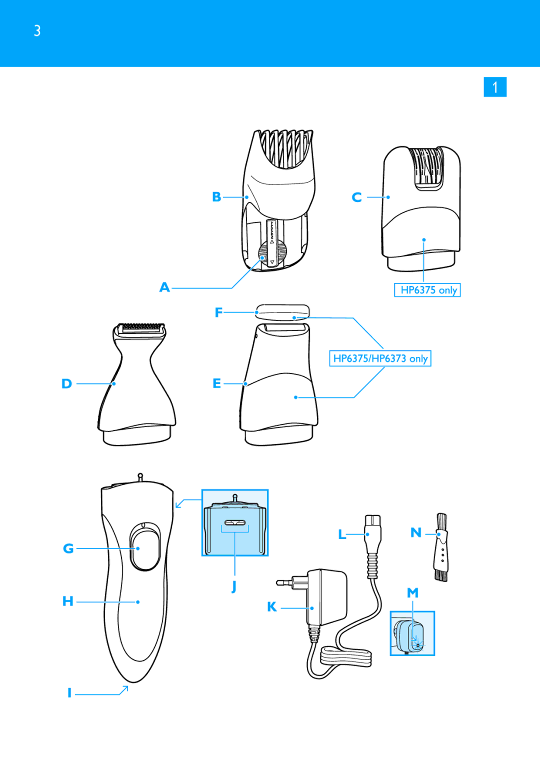 Philips HP6373, HP6371 manual 