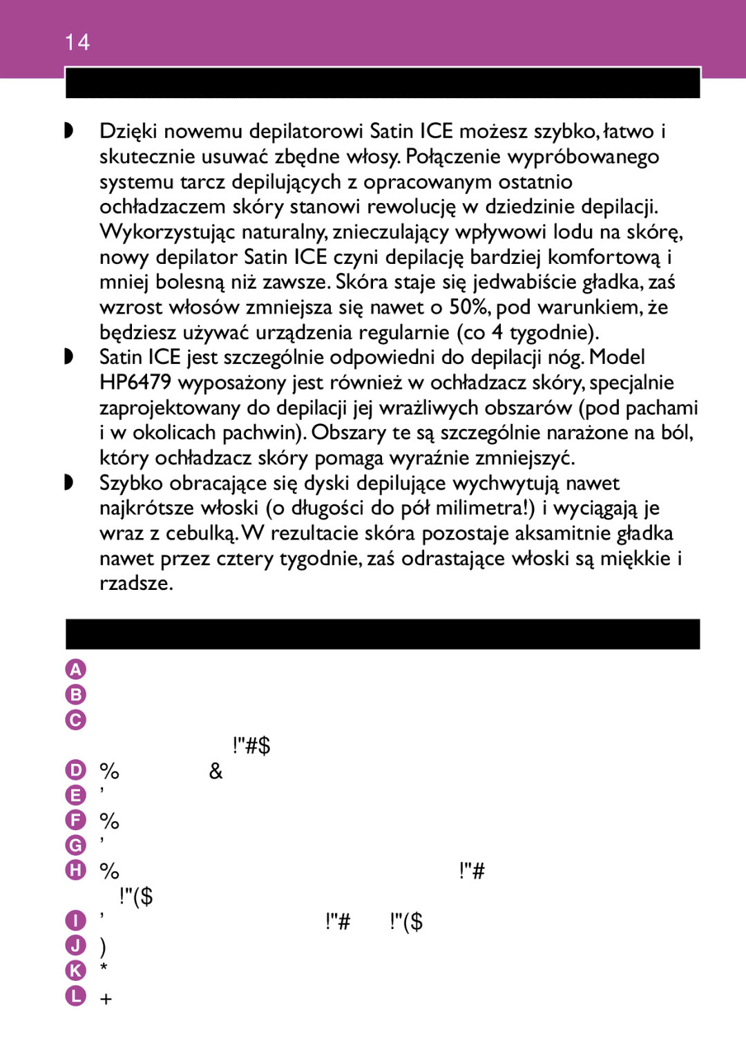 Philips HP6473 manual Polski, Wstęp, Opis ogólny 