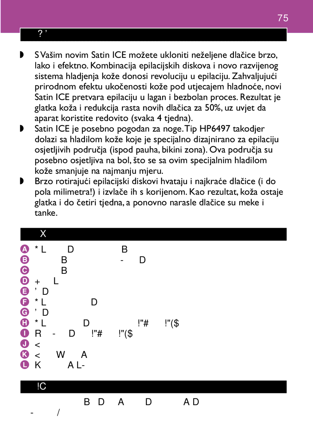 Philips HP6473 manual Hrvatski, Uvod, Opći opis, Važno 