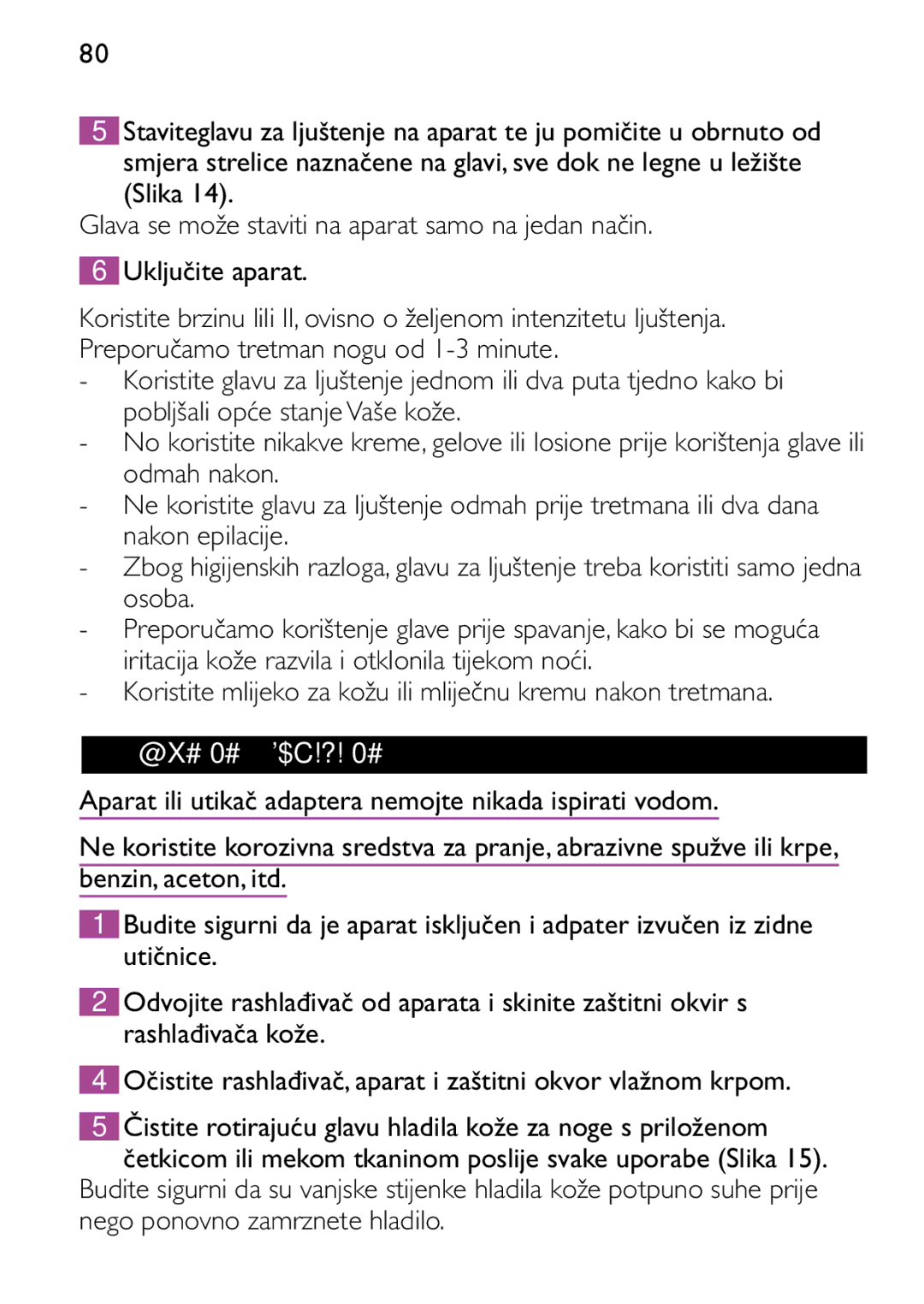 Philips HP6473 manual Čišćenje i održavanje 