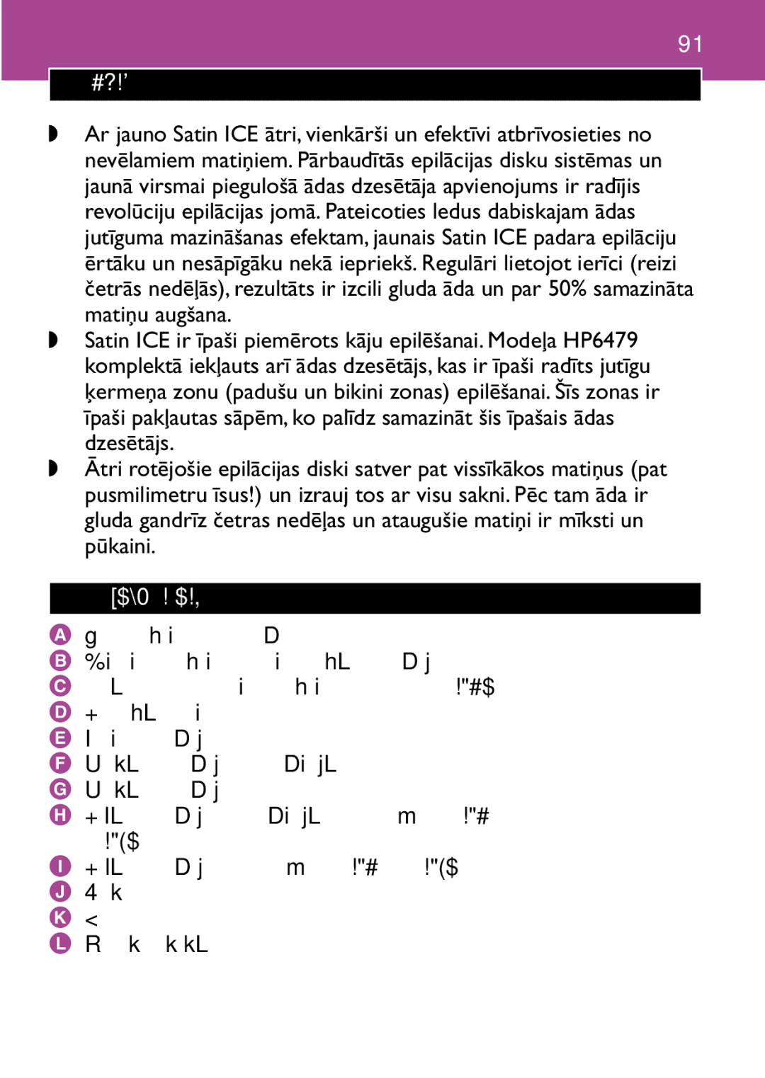 Philips HP6473 manual Latviski, Ievads, Vispārējs apraksts 