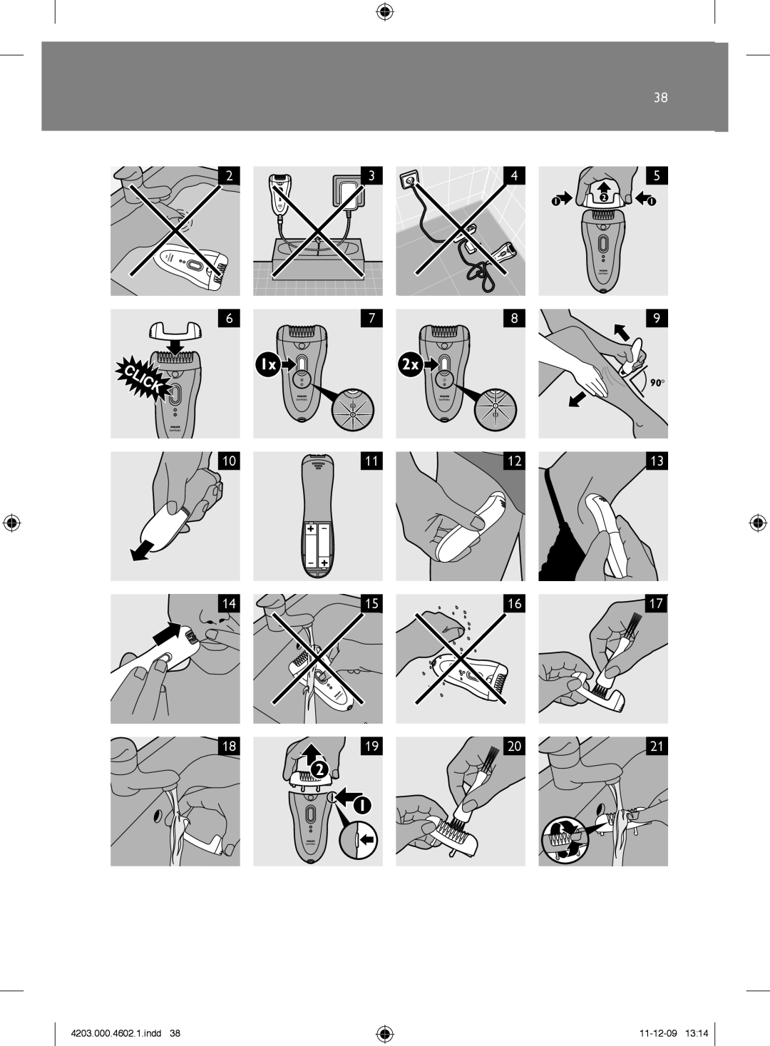 Philips HP6574/01 manual Indd 11-12-09 