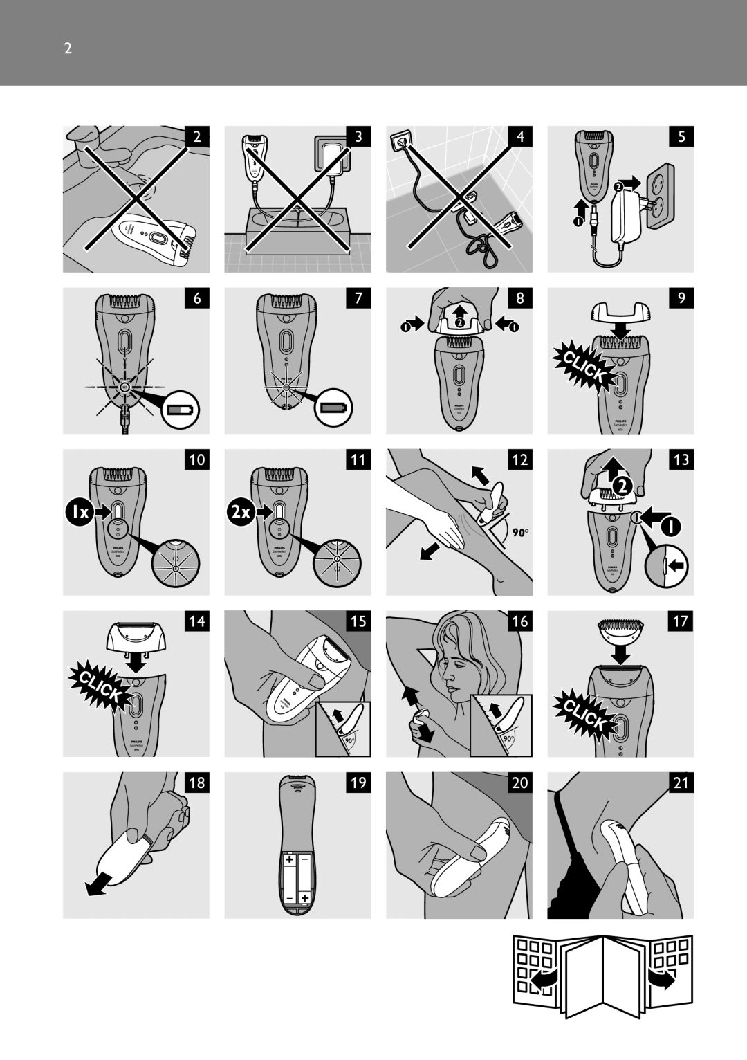 Philips HP6578 manual 