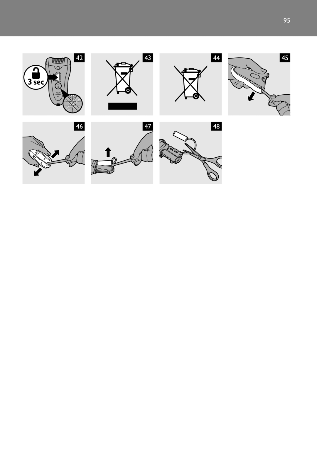 Philips HP6578 manual Sec 