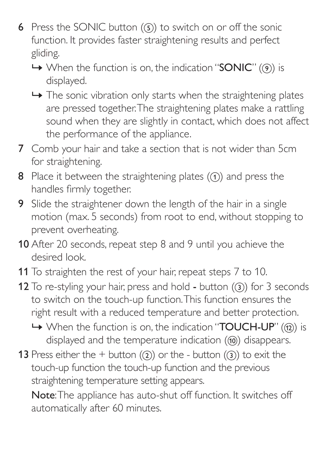 Philips HP8361/00 user manual 