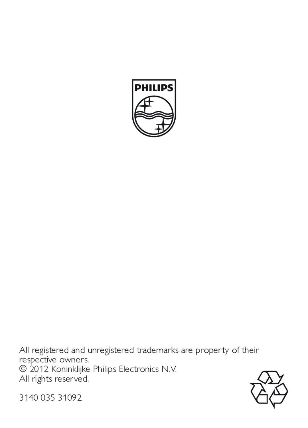 Philips HP9345 user manual 