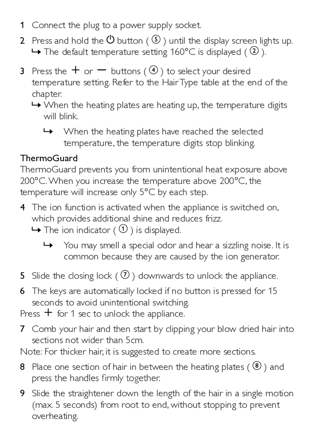 Philips HP9345 user manual Connect the plug to a power supply socket, SuhvvWkhKdqgohvÀupo\Wrjhwkhu 