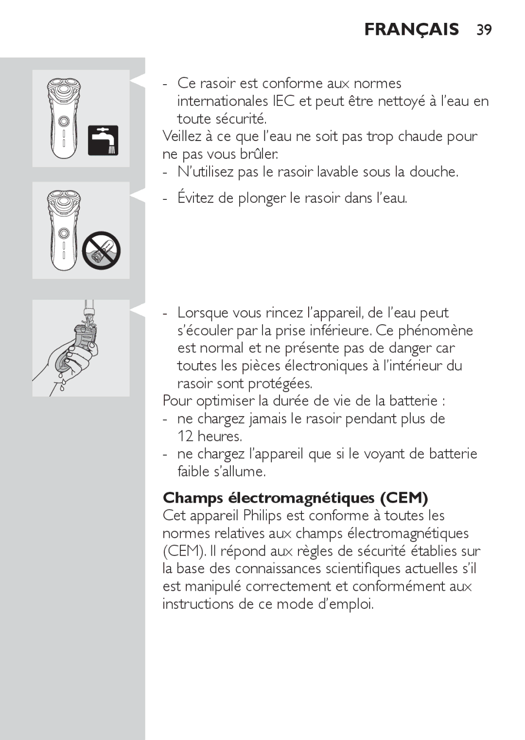 Philips HQ7130 manual Français 