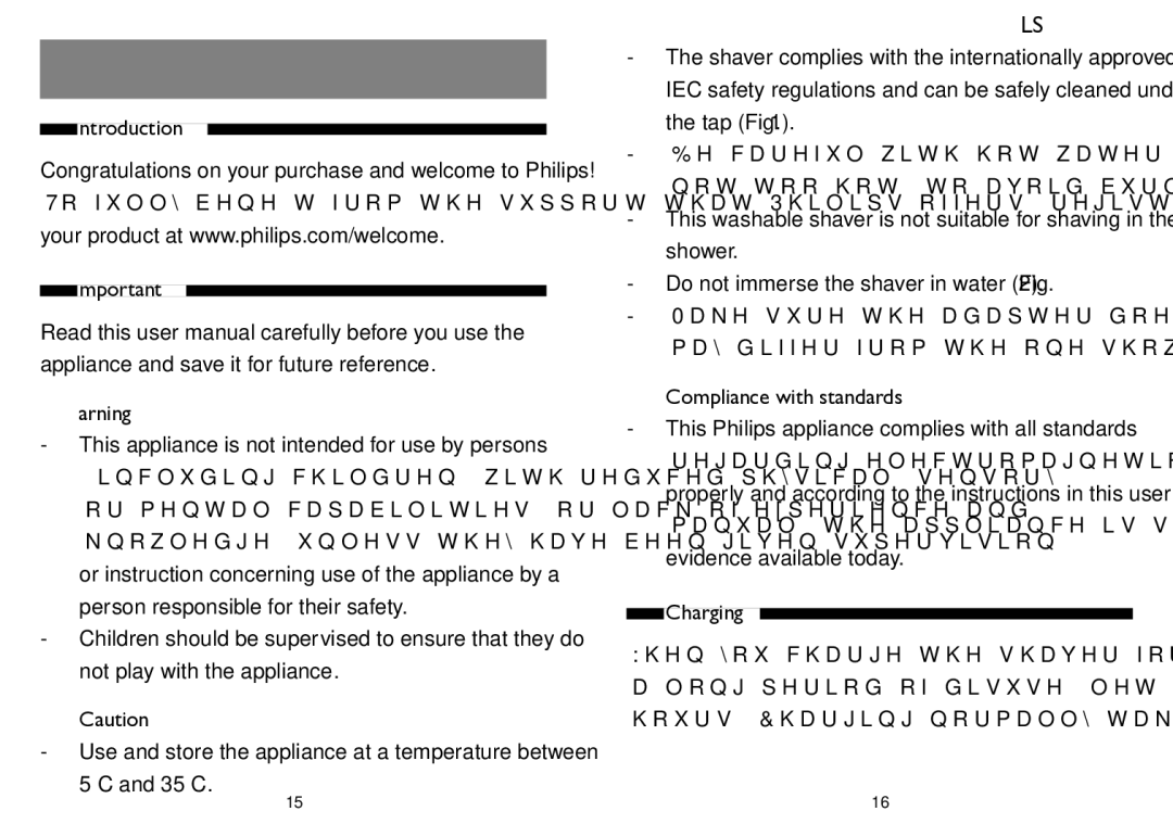 Philips HQ914, HQ912 manual Introduction, Compliance with standards Charging 