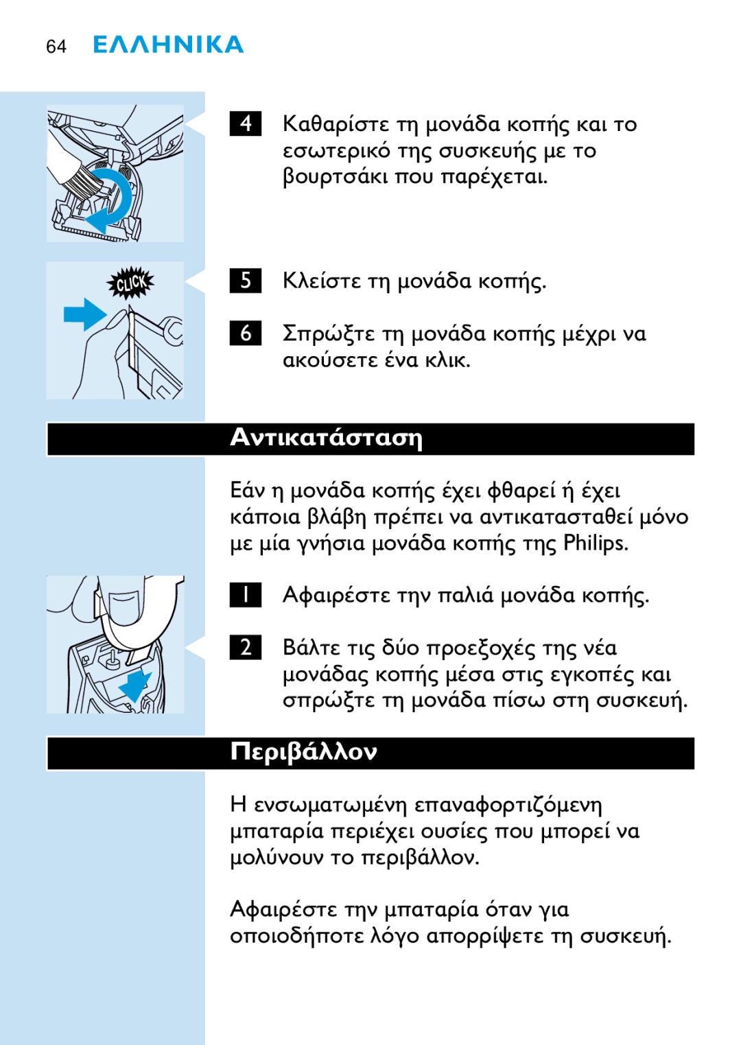 Philips HQC688 manual 