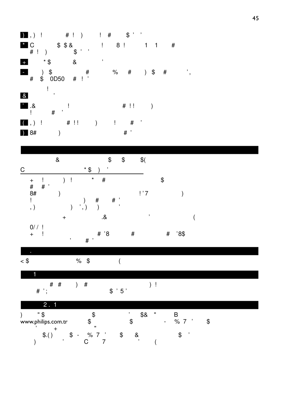 Philips HR1721, HR1720, HR1724, HR1727 manual Temizlik, Saklama, Çevre, Garanti & Servis 