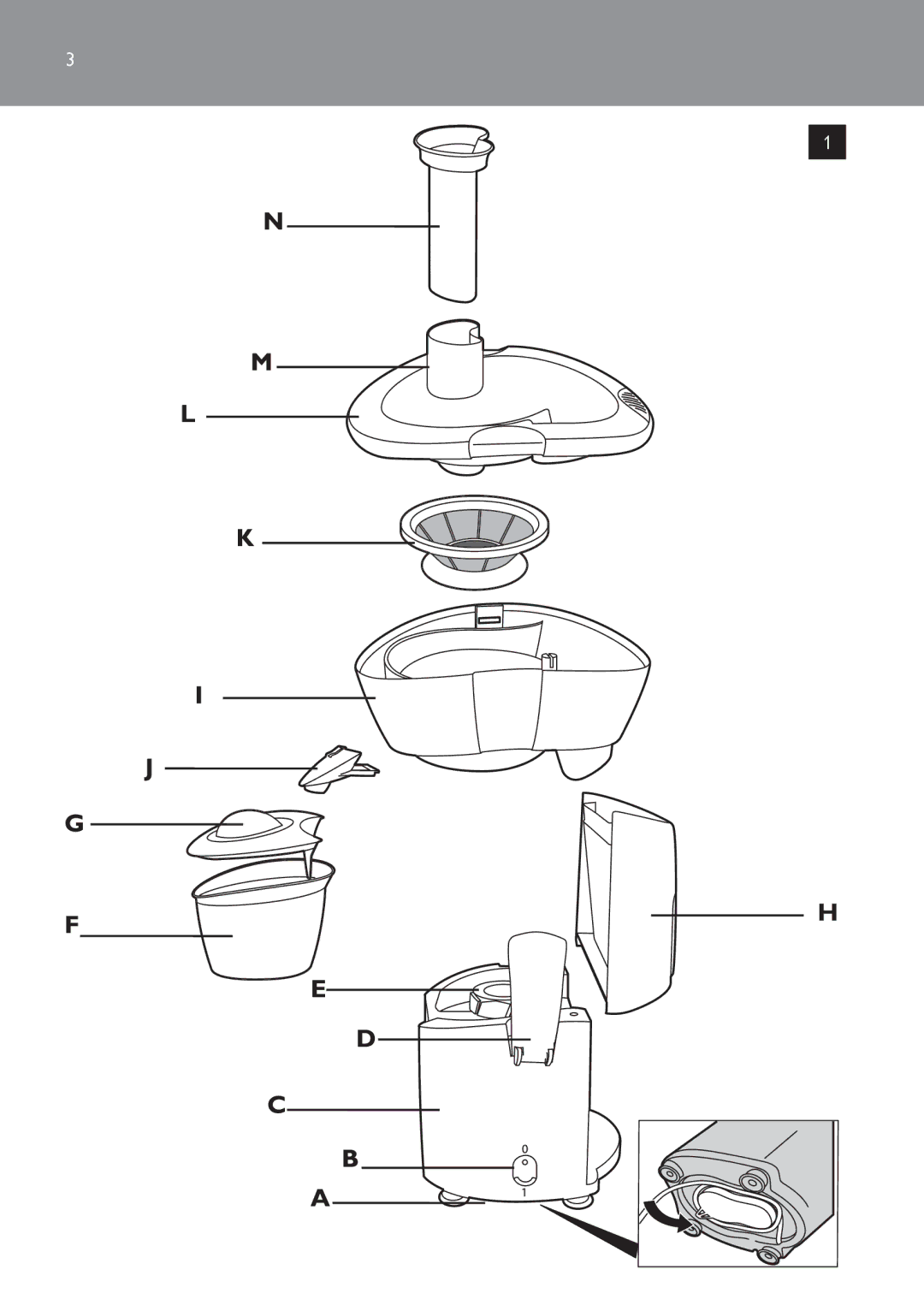 Philips HR1820, HR1821 manual 