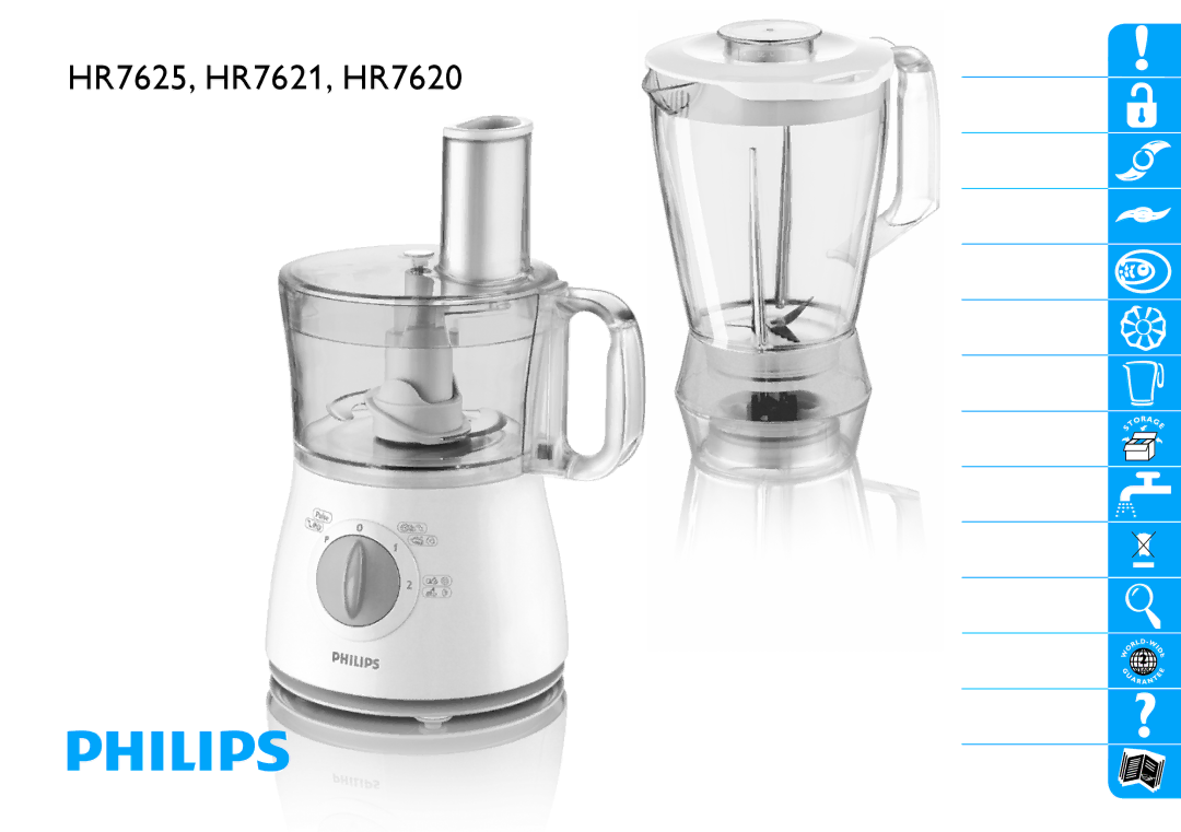 Philips manual HR7625, HR7621, HR7620 