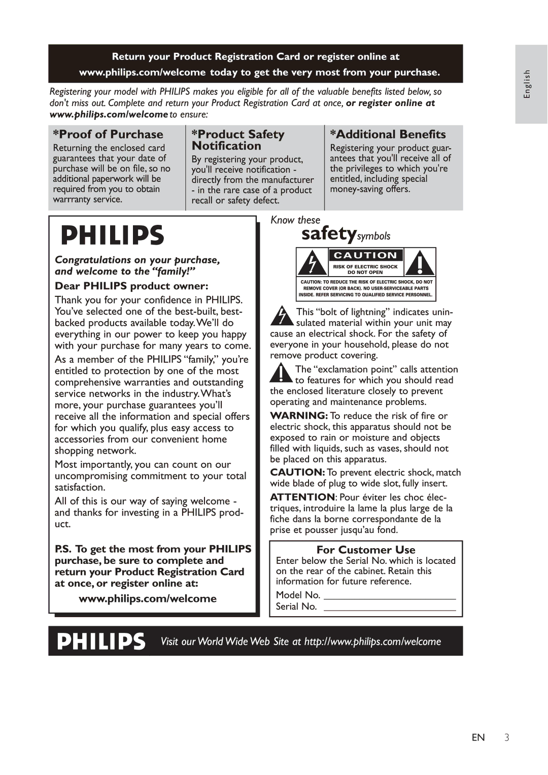 Philips HSB3280/F7 user manual English 