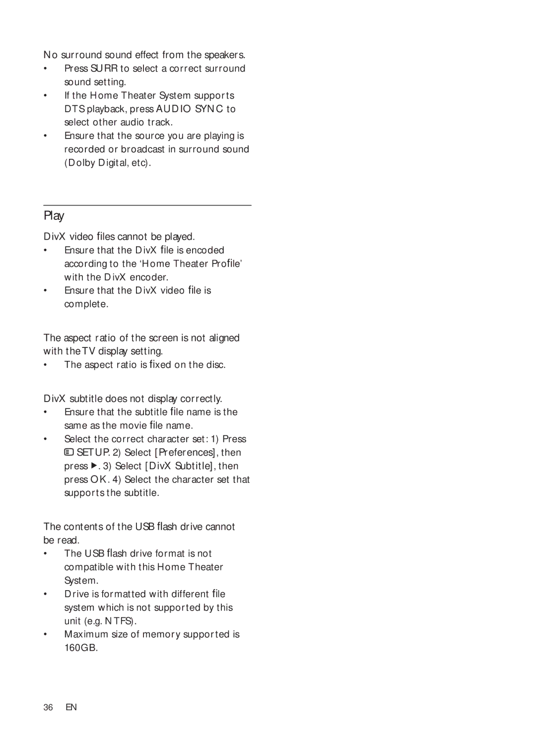 Philips HTS3181X/78 user manual Play 